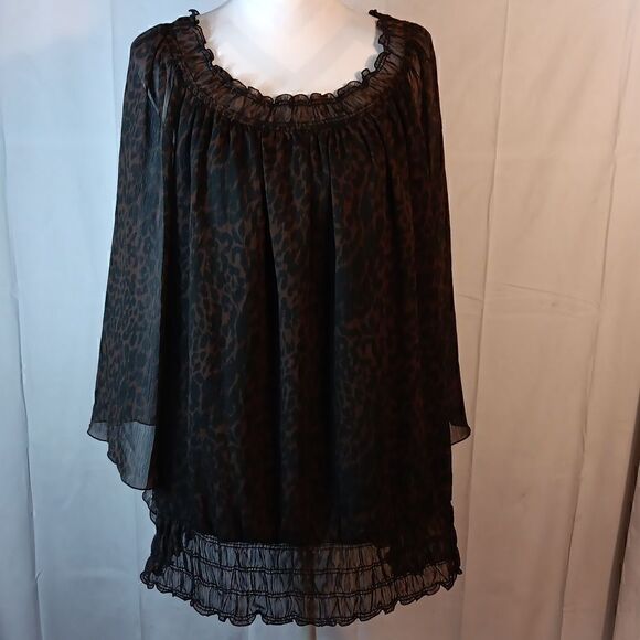 Cato Animal Print Blouse - Picture 8 of 8